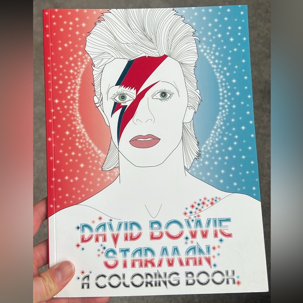 David Bowie Starman coloring book